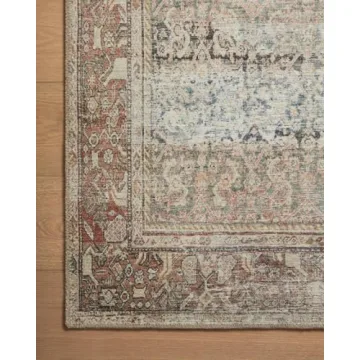 Loloi Amber Lewis x Georgie Area Rug Multi/Spice 7'6" x 9'6"