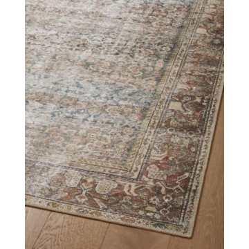 Loloi Amber Lewis x Georgie Area Rug Multi/Spice 7'6" x 9'6"