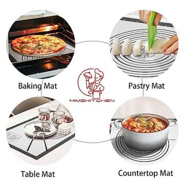 Durable Non-Stick Silicone Baking Mat for Dough and Pastry