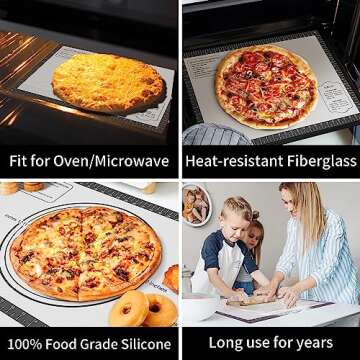 Durable Non-Stick Silicone Baking Mat for Dough and Pastry