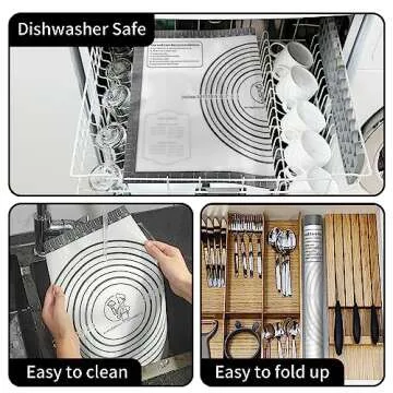 Durable Non-Stick Silicone Baking Mat for Dough and Pastry