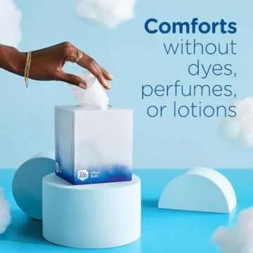 Puffs Ultra Soft Facial Tissues, 1 Family Size Box, 124 Facial Tissues Per Box