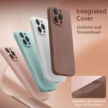 FlyReal iPhone 16 Pro Magnetic Silicone Case with Screen Protectors