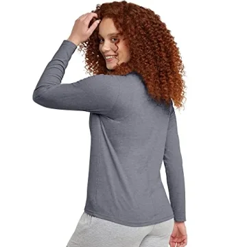 Hanes Women's Long-Sleeve ComfortBlend Tee - Tri-Blend
