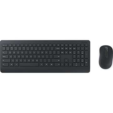 Microsoft Wireless Desktop 900 - Black. Wireless Keyboard and Mouse Combo. Right/Left Hand Use Mouse...