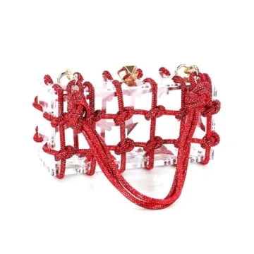 Elegant Rhinestone Acrylic Clutch for Women Wedding Party Purse