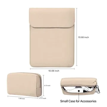 Stylish MOSISO Faux Suede Laptop Sleeve for MacBook