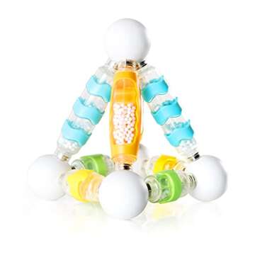 Guidecraft Grippies Shakers - 20 Piece Magnetic Building Set, Sensory Exploration STEM Learning & Ed...