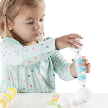 Guidecraft Grippies Shakers - 20 Piece Magnetic Building Set, Sensory Exploration STEM Learning & Educational Toys for Toddlers