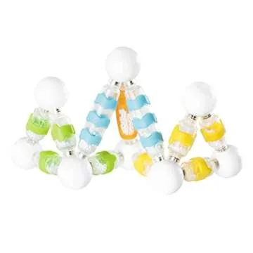 Guidecraft Grippies Shakers - 20 Piece Magnetic Building Set, Sensory Exploration STEM Learning & Educational Toys for Toddlers