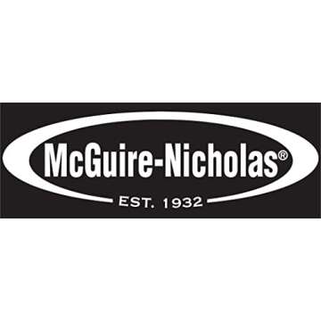 McGuire-Nicholas Men's Standard 2 3/4" inch Oil Tanned Leather Tool Work Belt for 29"-46" Waist, Dark Brown, 3"