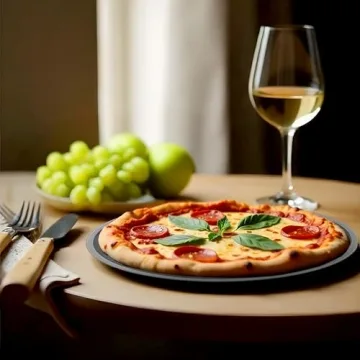 DecorRack 13 Inch Pizza Pan Set - Durable Non-Stick Cookware