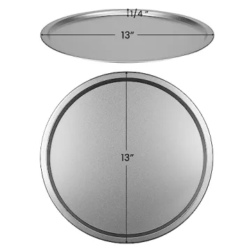 DecorRack 13 Inch Pizza Pan Set - Durable Non-Stick Cookware