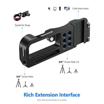 Neewer ZV-1 Camera Mount - Perfect for Vlogging and Streaming