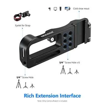 Neewer ZV-1 Camera Mount - Perfect for Vlogging and Streaming