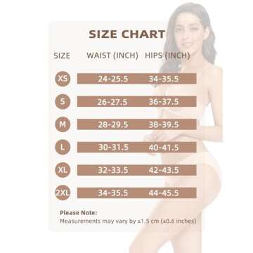 voenxe Women Bikini Underwear Seamless & Breathable Panties