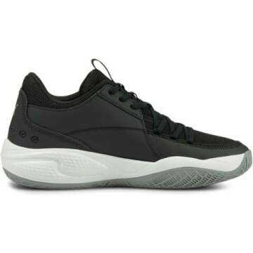 Puma Mens Court Rider Sneakers - Stylish Black Casual Footwear
