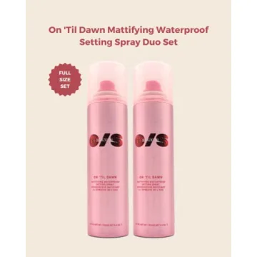One Size On 'Til Dawn Setting Spray Duo for Flawless Makeup