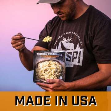 Peak Refuel Chicken Pesto Pasta: Premium Backpacking Meal