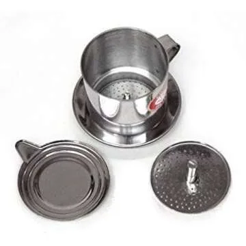 Vietnamese Coffee Maker Filter Phin, Small French Press Portable, Single Serve Coffee Makers, Screw ...