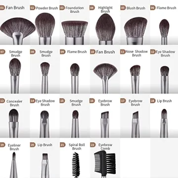 DUcare 22-Piece Professional Makeup Brush Set