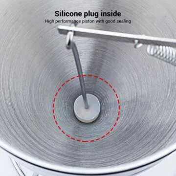 Stainless Steel Funnel Tool for Pancakes and Waffles