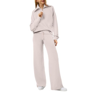 XIEERDUO Women's Winter Lounge Set - Khaki