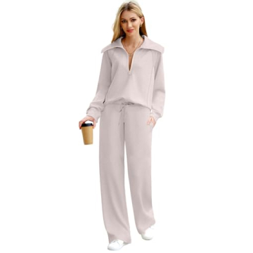 XIEERDUO Women's Winter Lounge Set - Khaki
