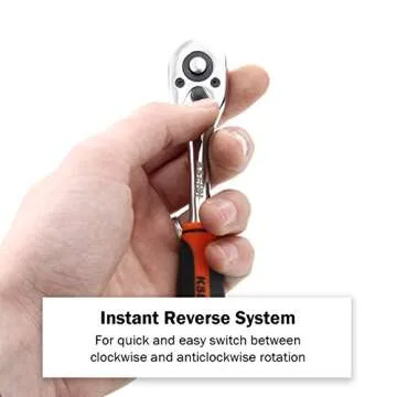 KSEIBI 101230 22-Piece 1/4-Inch Drive Standard Socket and Ratchet Set, Metric and SAE (22 Pack-1/4 Inch)