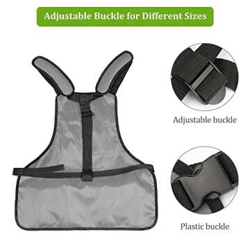 Laelr Garden Apron, Oxford Cloth Work Apron with Pockets, Adjustable Tool Apron for Home Garden, Heavy Duty Work Apron for Men & Women, Artist Apron for Painting