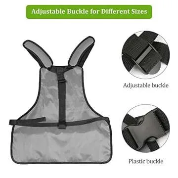 Laelr Garden Apron, Oxford Cloth Work Apron with Pockets, Adjustable Tool Apron for Home Garden, Heavy Duty Work Apron for Men & Women, Artist Apron for Painting