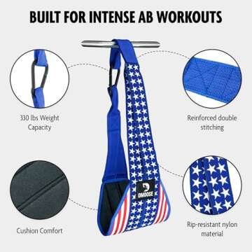 DMoose Hanging Ab Straps - Ultimate Core Workout Tool