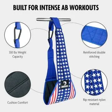 DMoose Hanging Ab Straps - Ultimate Core Workout Tool