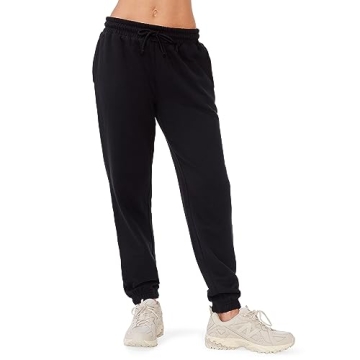 KUT & SO Women's Fleece Joggers with Pockets – Essential Sweatpants for Women Black Small
