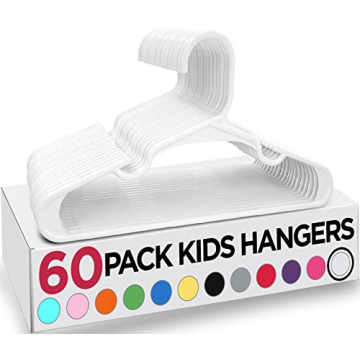 Utopia Home 60 Pack Kids Hangers - Durable Plastic Design