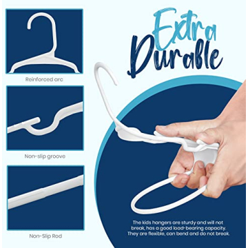 Utopia Home 60 Pack Kids Hangers - Durable Plastic Design