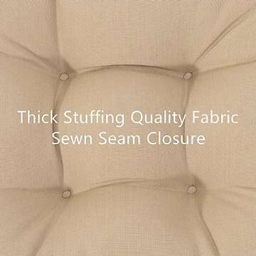 QILLOWAY Outdoor Patio Wicker Seat Cushions Group for All