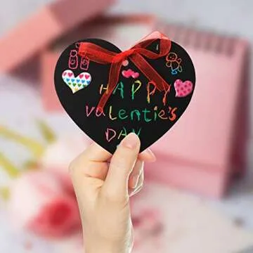 Valentine Crafts Scratch Paper 28pc Creative DIY Set
