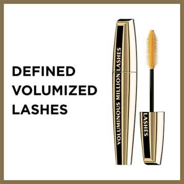 L’Oréal Paris Makeup Voluminous Million Lashes Mascara, Volumizing Collagen Infused Eye Makeup, A...