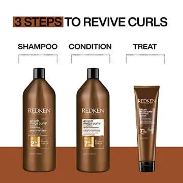 REDKEN All Soft Mega Curls Shampoo and Conditioner Set | For Extremely Dry Hair | Sulfate Free Shampoo | For Curly & Coily Hair | Nourishes & Softens Severely Dry Hair | 33.8 Fl Oz (Pack of 2)