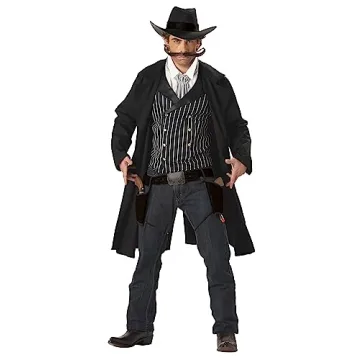 California Costumes Adult Gunfighter Western Costume for Halloween Fun