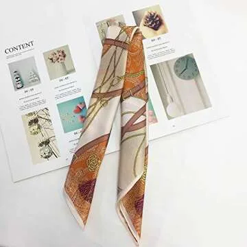 Stylish 100% Mulberry Silk Scarf for Women - Gift Ready