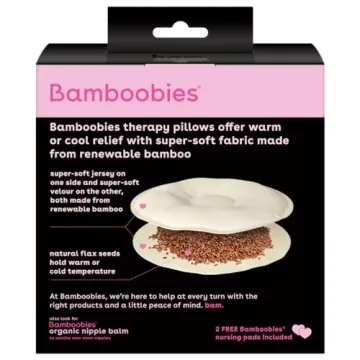 Bamboobies Natural Nursing Pillows for Breastfeeding Comfort