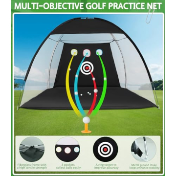 10x7ft Golf Practice Net Perfect for Home and Outdoors