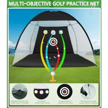 10x7ft Golf Practice Net Perfect for Home and Outdoors