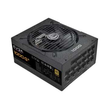 EVGA SuperNOVA 1000 G+, 80 Plus Gold 1000W, Fully Modular, FDB Fan, 10 Year Warranty, Includes Power ON Self Tester, Power Supply 120-GP-1000-X1,Black
