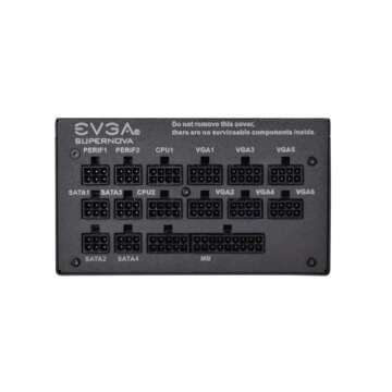 EVGA SuperNOVA 1000 G+, 80 Plus Gold 1000W, Fully Modular, FDB Fan, 10 Year Warranty, Includes Power ON Self Tester, Power Supply 120-GP-1000-X1,Black