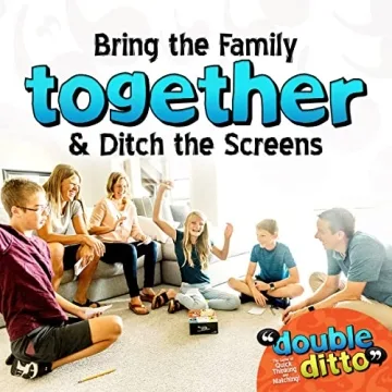 Inspiration Play Double Ditto - a Hilarious Award-Winning Family Party Game for 4-20 Players (Ages 8 and up)