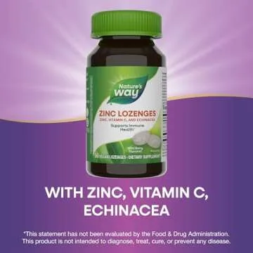 Nature's Way Zinc Lozenges for Immune Support and Defense