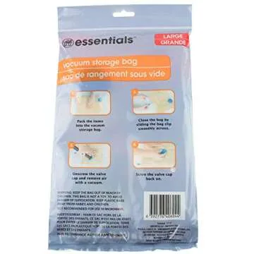Discover ESSENTIALS Large Vacuum Storage Bags - Space Saver